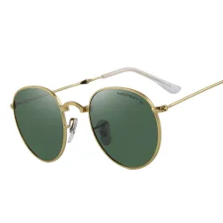 Rétro - pliable - lunettes de soleil ovales - unisexe