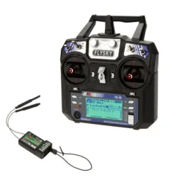 Émetteur radio FlySky FS-i6 2.4G 6CH AFHDS RC avec récepteur FS-iA6B pour drone RC FPV