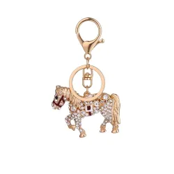 Chevalier en cristal - porte-clés