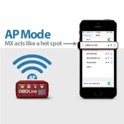 OBDLink MX Wi-Fi professionnel OBD2 outil de scan pour Windows et Android - diagnostic de données de voiture