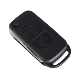 Coque pliable - étui porte-clés - 2 boutons pour Mercedes Benz SLK E113 A C E S W168 W202 W203