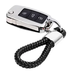 Boîtier clé voiture avec porte-clés pour Passat Golf Jetta Bora Polo Sagitar Tiguan