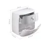 Distributeur de papier toilette mural moderne - étanche