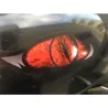 yeux zombies rouges - autocollant vinyle 13 * 5 cm 2 pièces