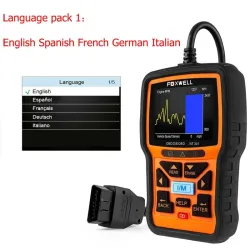 Foxwell NT301 OBD OBD2 scanner - lecteur de code d'erreur - diagnostic de voiture - multilingues - universel