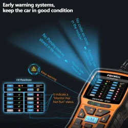 Foxwell NT301 OBD OBD2 scanner - lecteur de code d'erreur - diagnostic de voiture - multilingues - universel