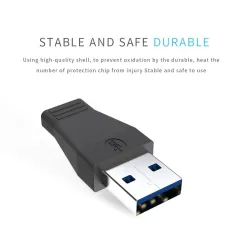 Robotsky - adaptateur femelle USB 3.0 à type C - convertisseur