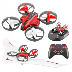 L6082 DIY All in One Air Genius Drone - 3-mode with fixed wing glider RC Quadcopter RTF