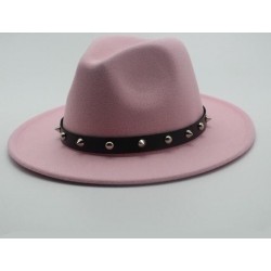 Elegant hat with a brim & rivetsHats & Caps